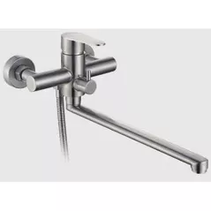 Смеситель для ванны Frap F 2248 (cada git lung) INOX (4270)