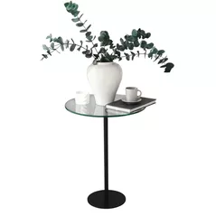 Măsuţă cafea Trendy Social, Negru 40x50x40cm