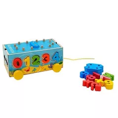 Головоломка Promstore 00604 Конструктор-сортер-каталка 22дет