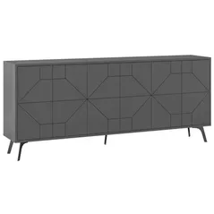 Casetieră Trendy Duna, Antracit 183x77x35cm