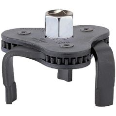 Ручной инструмент King Tony 9AE433 съемник масляных фильтров трех палый 65~120mm под квадрат 3/8-1/2"