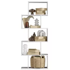 Raft de birou Trendy Meric, Alb 60x150x30cm, raft de carti