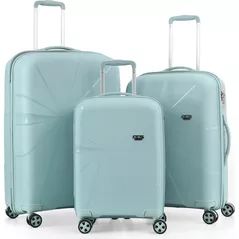 Valiză CCS 5264 Set Blue