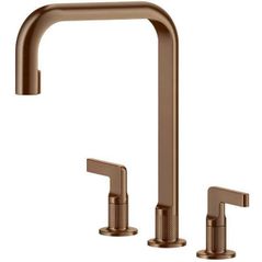 Смеситель кухонный Gessi 58701-708 Inciso Copper Brushed PVD