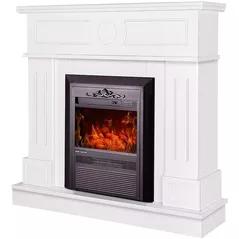 Șemineu electric ArtFlame Ambasador & Cristina, 978x1048x300 mm, Alb