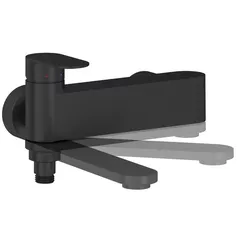 Смеситель для ванны Ravak Baterie Chrome II cada-dus black CR II 022.20BL (X070463)