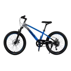 Велосипед New World CHANG XING Bicicleta cu 2 roti, 18", albastru-gri-negru, 2364D
