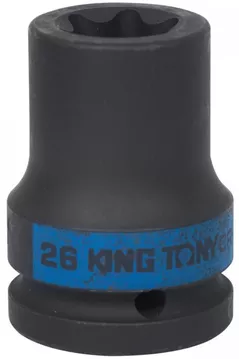 Набор головок, бит, насадок King Tony 657526M головка ударная 3/4" E26
