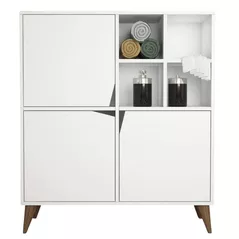 Комод Trendy Puls-alb, alb 100x115x30cm, multifunctionala (GTR006624)