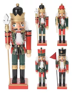 Новогодний декор Promstore 12805 Suvenir Spargatorul de nuci 25cm, lemn (4 modele în sort.)