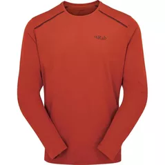 Одежда для спорта Rab Tricou barbati Force LS Tee Tuscan Red XL (QBL-07-TRD-XLG)