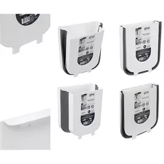 Урна для мусора 5five 55788 Cos de gunoi montat pe usa 25.3x18x28.3cm 8l alb-negru