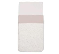 Детское постельное белье Jollein 008-524-68017 Cearsaf pentru patut Slub Nougat, 120x150cm