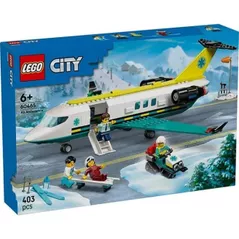Set de construcție Lego 60465 City Iesirea de urgenta a unei aeronavei de ambulanta aeriana