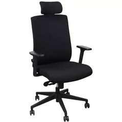 Fotoliu de birou Deco Linea Black