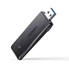 Wi-Fi адаптер Ugreen 50340 Adapter WiFi USB AC1300 11ac Dual-Band 2.4GHz/400Mbps 5GHz/867Mbps CM492, Black