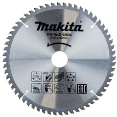 Disc de tăiere Makita D-65604 Disc ferastrau circ multimaterial 210x30x60