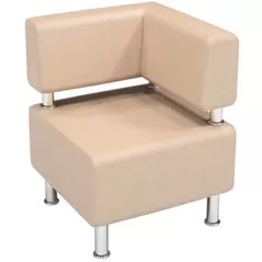 Scaun de birou Tisam Диван офисный угловой элемент (кожзам) 650х650х800 (58594)