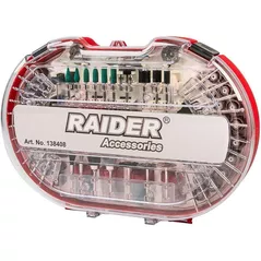 Набор головок, бит, насадок Raider 138408 принадлежности для мини-шлифовальной машины