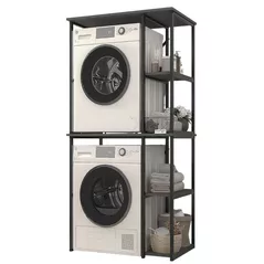 Accesoriu pentru baie Bofigo Стеллаж для стиральной машины 12-38-08 Anthracite