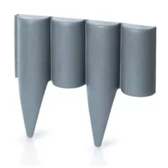 Декор для сада Hydro S Gard decorativ plastic, H=125mm, L=2.52m, antracit (0640393)