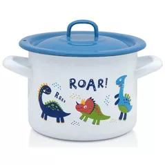 Cratiță Promstore 54152 Cratita emailata Dino 14cm, 1.5l, capac din metal