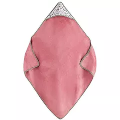 Accesoriu pentru baie Petite&Mars 418364 Prosop cu gluga Loulou Pink Meadow, 100x100cm