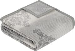 Textile de casă Ibena 3292/830 Jacquard Decke Mogila Grey