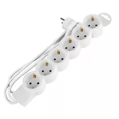 Prelungitor electric Scame 161.251D5, 6 locuri 16A 250V 5m