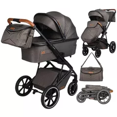 Детская коляска Coccolle 2in1 Nessia Anthracite