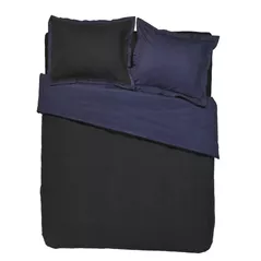 Lenjerie de pat Moooi 239547 Calligraphy Bird 240x200/220 Blue