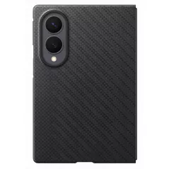 Husă pentru smartphone Samsung EF-KF971 Galaxy Fold8 Carbon Magnet Case Black