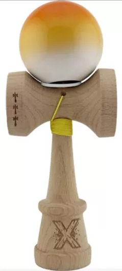Активная игра Essa 165434 Kendama Super Sticky X Original, 7.5x6x18cm, Gradient portocaliu