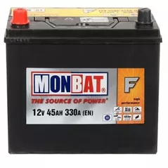 Автомобильный аккумулятор Monbat 6ST-45 F JIS (Polaritate pozitiva) 330 A (237*128*220 mm)