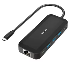 USB Hub Hama 300080 USB-C Hub 6Ports 3USB-A USB-C HDMI™ LAN/Ethernet