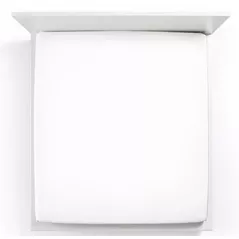 Lenjerie de pat Formesse 011-13-1000 Fitted Sheet Bella Gracia Alto 140x190-160x220 White