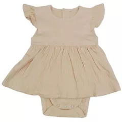 Детская одежда Minikin 25032068 Naturelle Боди юбка р-р68, бежевый, девочка