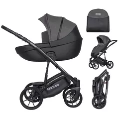 Детская коляска Riko Carucior 2in1 Basic Pacco 04 Carbon