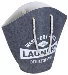 Coș pentru rufe Bisk 07973 Cos p/u albituri din textil negru