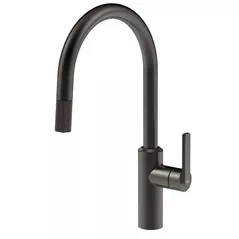 Смеситель кухонный Gessi 60942-707 Black Metal Br PVD