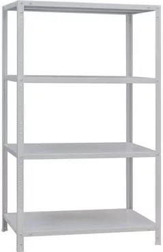 Cтеллаж складской УХЛ-МАШ СК 1,5/750х300 Стеллаж средней нагрузки 120кг (1500x750x300) (4 полок)