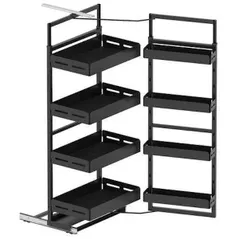 Фурнитура для мебели Starax Cargo Twin Larder 450мм антр 1550-1700 S-1225-UB-A