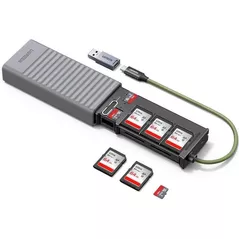 Кардридер Ugreen 55899 CM856 3-Slot SD / microSD Card Reader Case 5Gbps USB-C / USB-A