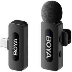 Микрофон Boya BY-V10 V2, Type-C Jack, Black