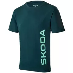 Îmbrăcăminte sport Skoda 6U0084200N549 Футболка мужская зеленая (M)