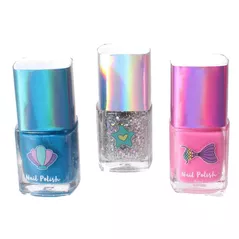 Набор для творчества Create it! 84134 Mermaid, set 3 lacuri de unghii