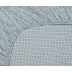 Постельное белье Pip Studio 329700 Cross Stitch Fitted Sheet 180x200 h35 Grey blue