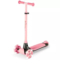 Trotinetă Yvolution YV-101260 Y Glider Kiwi Pink, cu 3 roti
