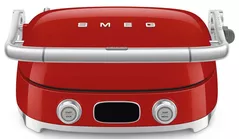 Гриль-барбекю электрический SMEG MGF01RDEU