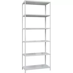 Cтеллаж складской УХЛ-МАШ СК 2,5/750х400 Стеллаж средней нагрузки 120кг (2500x750x400) (6 полок)